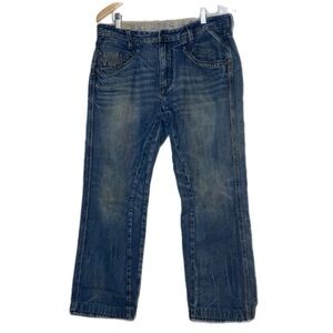 Express Rocco Jeans Slim Straight Low Rise Dark Wash fit 35x26.5 Women